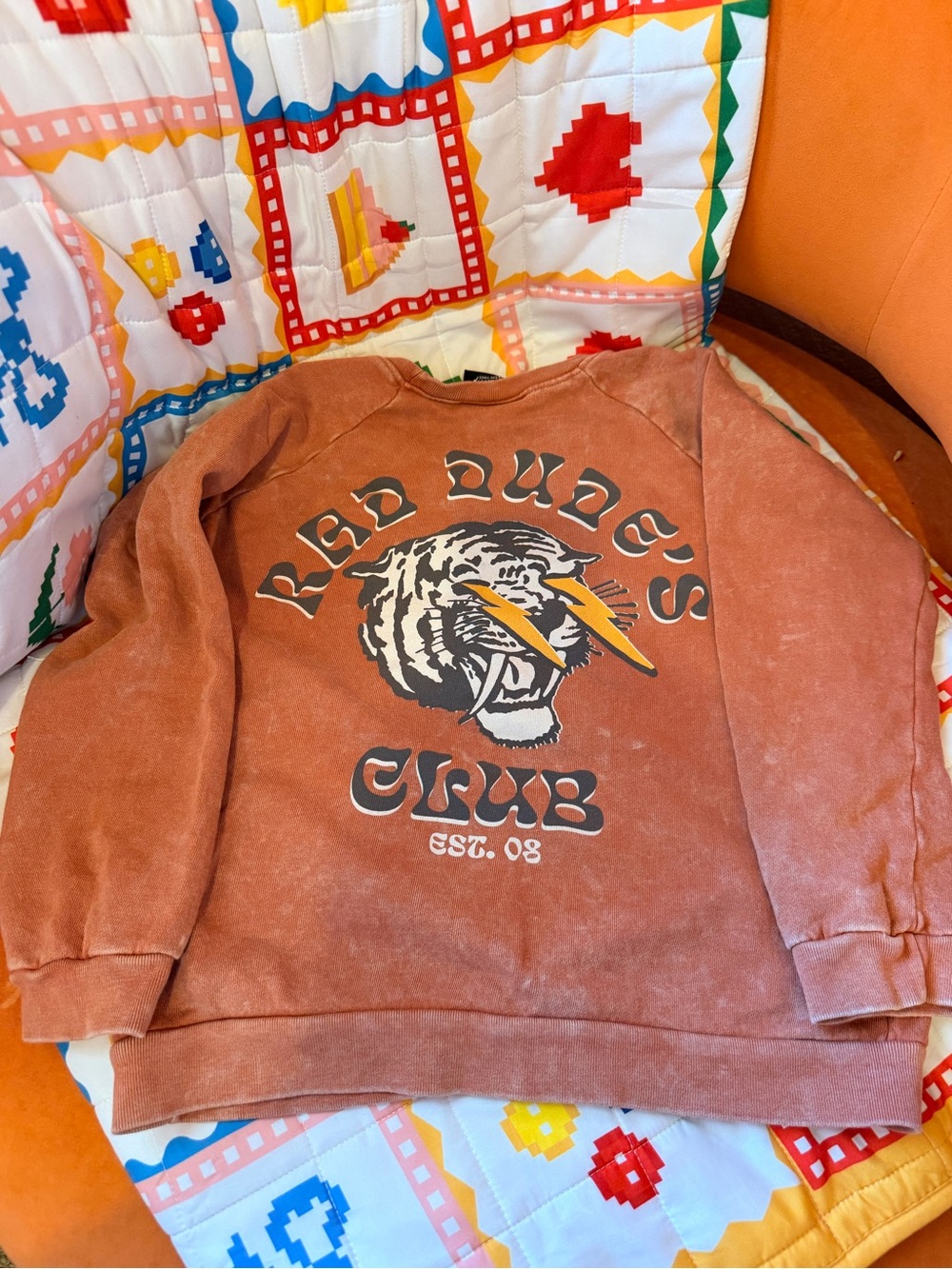 Tiny Whales - Rad Dudes Club Graphic Sweatshirt, 8